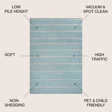 Williamsburg Minimalist Stripe Area Rug